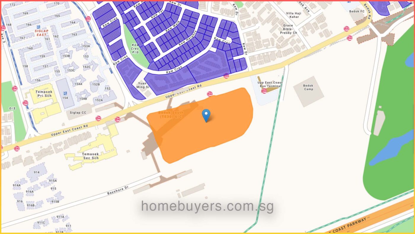Bayshore Drive GLS site at Bedok South MRT, District 16 integrated development