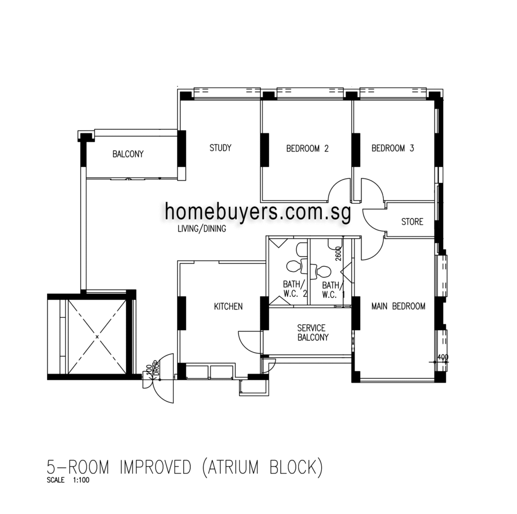 722 Tampines Floorplan | homebuyers.com.sg
